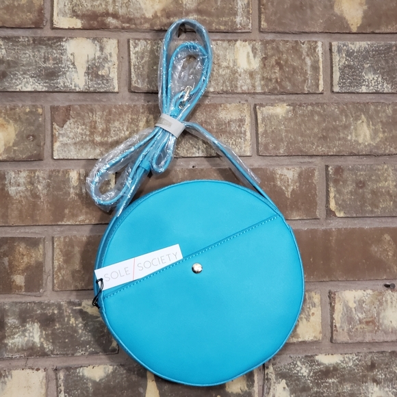 Sole Society Turquoise Canteen Style Crossbody - Picture 2 of 3
